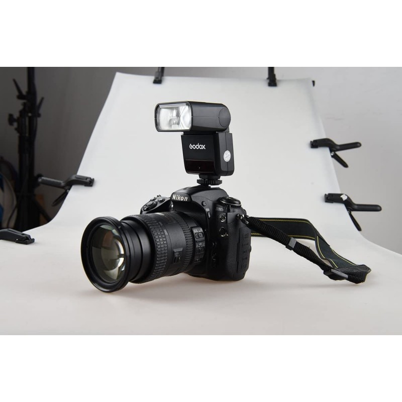 니콘 카메라를 위한 Godox 미니 TT350N 플래시 장치, TTL 자동 플래시, 고속 동기화, 2.4GHz