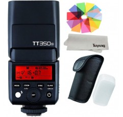 니콘 카메라를 위한 Godox 미니 TT350N 플래시 장치, TTL 자동 플래시, 고속 동기화, 2.4GHz
