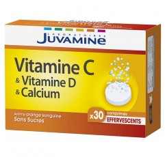 주바민 - 비타민 C 비타민 D와 칼슘, 30발성 정제