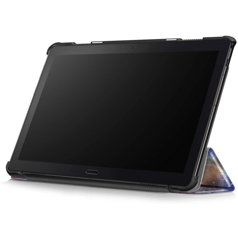 레노버 탭 P10 TB-X705F용 Fmway 슬림 핏 PU 가죽 '수면 지원 및 기능/자동 웨이크©를 갖춘 tui 커버 선체