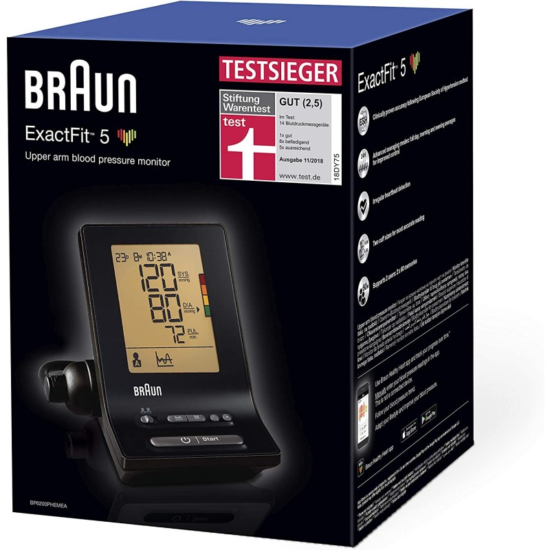브라운 BP6200PHEMEA ExactFit 5 팔 텐시오미터