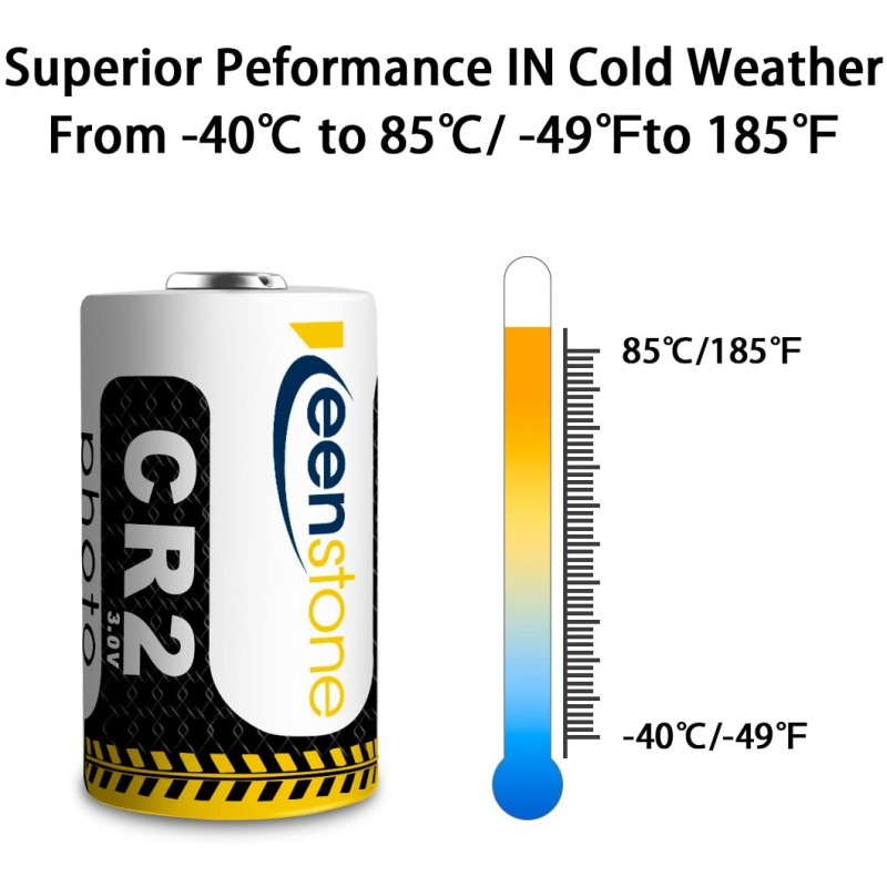 Keenstone 12 CR2 배터리, CR15H270 리튬 배터리 3V 850mAh 고성능 / 저©자동 충전 / 덴스nergie© © ©©©leve PTC prot©g© 램프 토치 카메라 디지털©©스코프 등