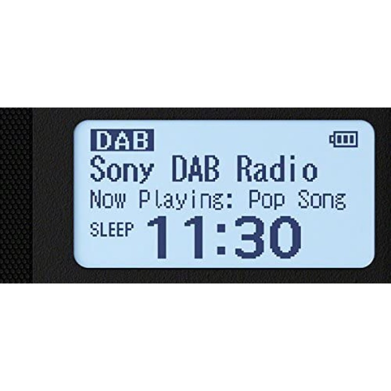 소니 XDR-S61DR 휴대용 라디오 디지털 DAB / FM RDS - 빨간색