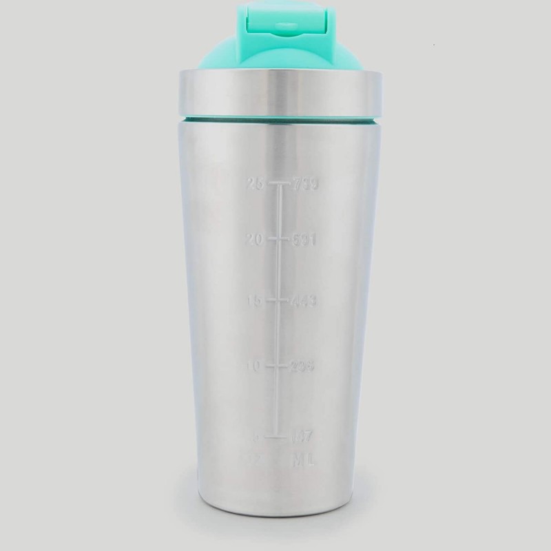 MYPROTEIN 내 단백질 특제 스테인레스 스틸 쉐이커 병 750ml [병행 수입품]