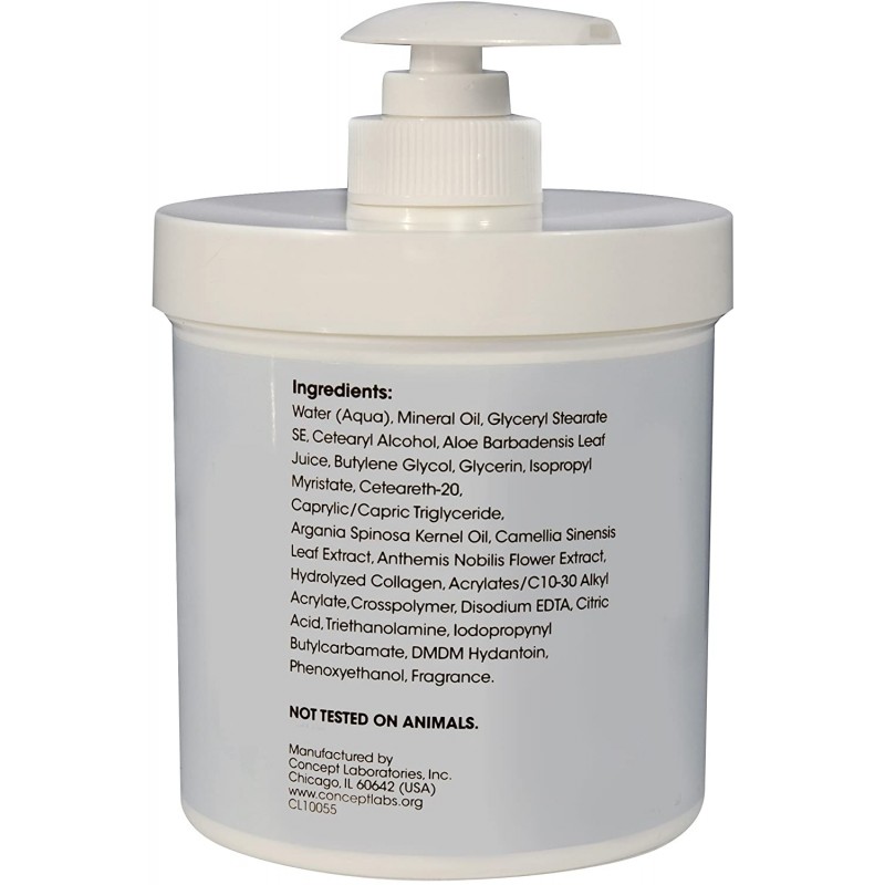 Advanced Clinicals Spa Size 퓨어 아르간 오일 인텐시브 뷰티 크림. 주름과 건성 피부를위한 노화 방지 크림. (2 개-16oz)