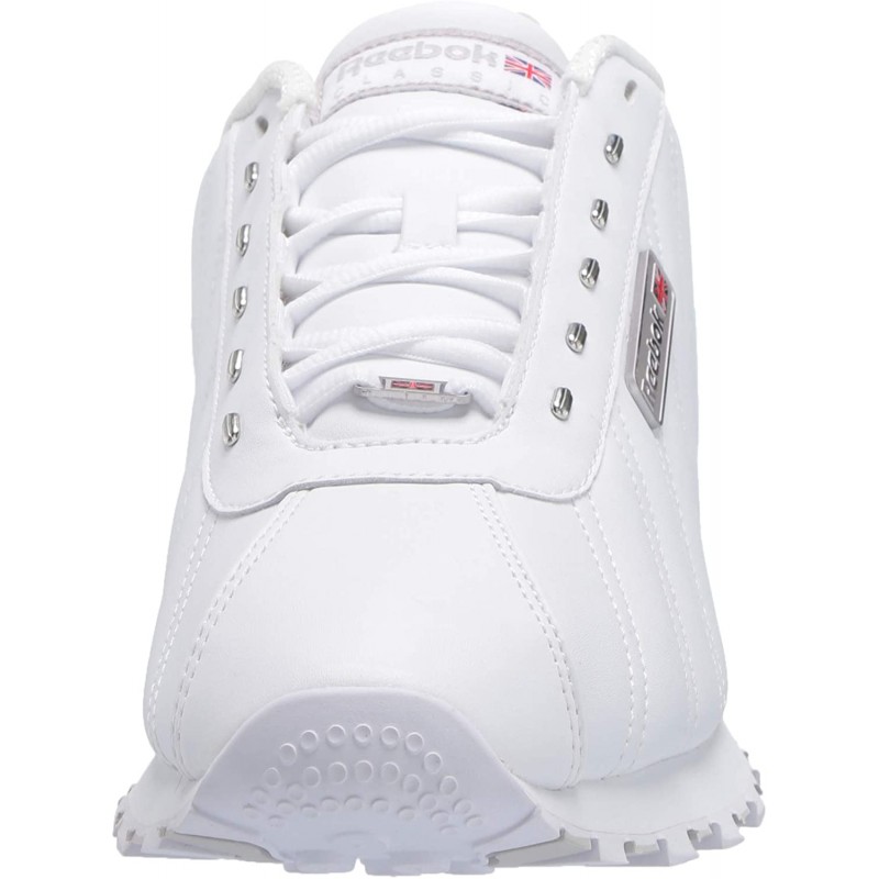 Reebok Men 's CL Oryx Sneaker, 화이트 / 스틸 / 실버, 8.5 M US