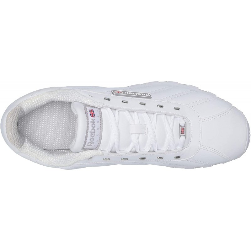 Reebok Men 's CL Oryx Sneaker, 화이트 / 스틸 / 실버, 8.5 M US