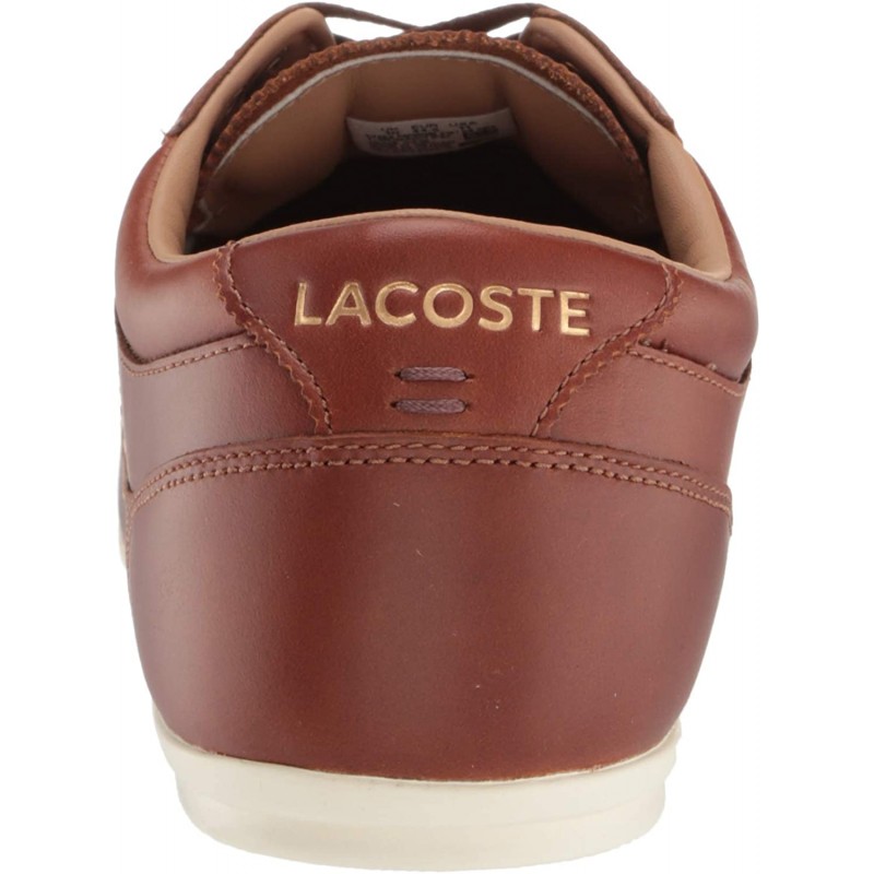 Lacoste 남성용 EVARA 신발, 탠 / 오프 화이트, 11 미디움