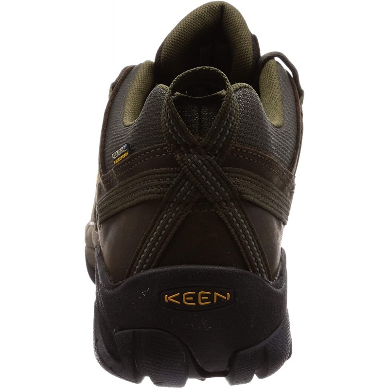 KEEN 남성용 Targhee ii wp-m 하이킹 신발, 캔틴 / 다크 올리브, 9.5 M US