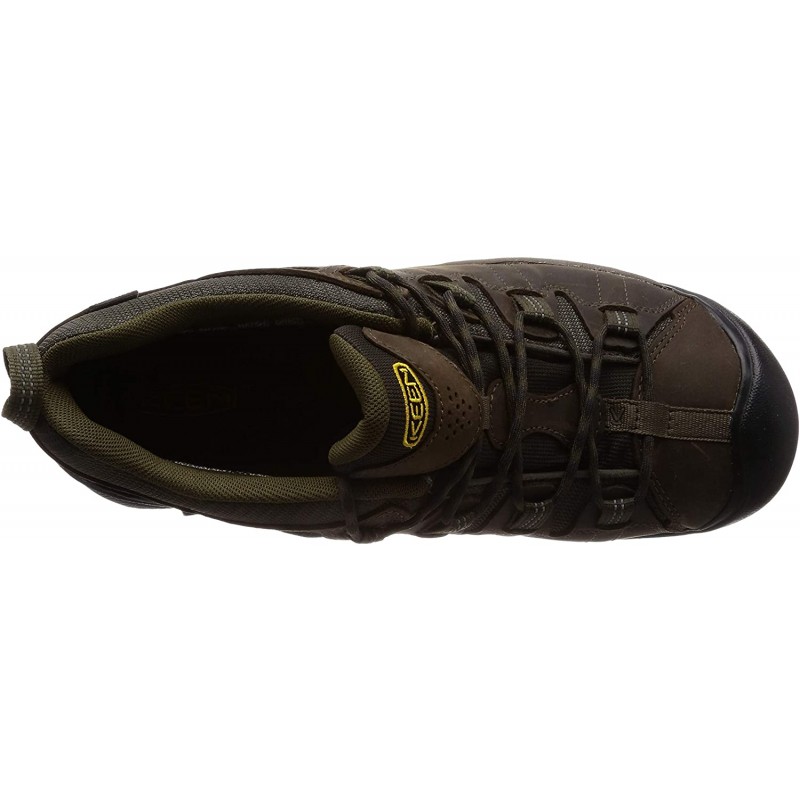 KEEN 남성용 Targhee ii wp-m 하이킹 신발, 캔틴 / 다크 올리브, 9.5 M US