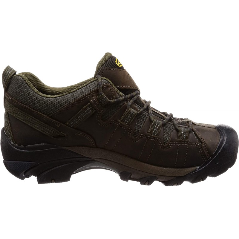 KEEN 남성용 Targhee ii wp-m 하이킹 신발, 캔틴 / 다크 올리브, 9.5 M US