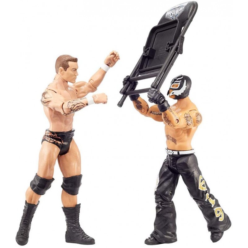 WWE 랜디 오턴 & 레이 미스테리오 레슬 매니아 36 Mattel Action Figure 2-Pack Multi