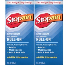 Stopain Extra Strength Pain Relief Roll-On 3 온스 (2 카운트)
