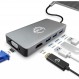 MacBook Pro 2018 2017 2016 용 USB C 허브 HDMI VGA 어댑터, AZLink USB 유형 C 멀티 포트 어댑터, 3 개의 USB 3.0 포트, 2017 년 Chromebook Pixel, Dell XPS 등