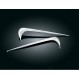 Kuryakyn 3214 Motorcycle Accent Accessory : 2001-17 혼다 골드 윙 GL1800 오토바이 용 새들백 사이드 엠블럼, 크롬, 1 쌍