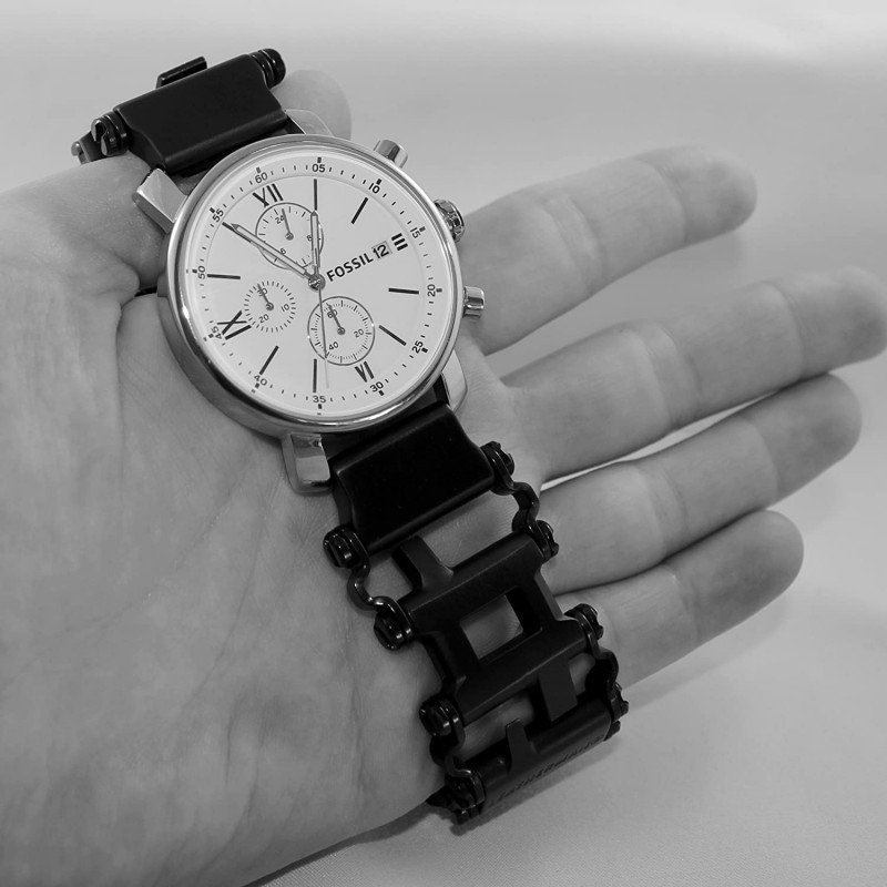 LEATHERMAN TREAD LT-Black (러그 크기 20mm, 검은 색, TREAD LT)과 호환되는 링크 시계 어댑터