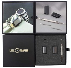 LEATHERMAN TREAD LT-Black (러그 크기 20mm, 검은 색, TREAD LT)과 호환되는 링크 시계 어댑터
