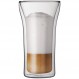 Bodum ASSAM 2피스 커피 글라스 세트(이중벽, 입 불어, 식기 세척기 적합, 0.4리터) 투명