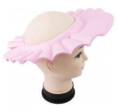 AGM65 샴푸 모자 어른 아이 겸용 크기 조절 두꺼운 양념장없는 간호 상처 보호 (핑크)