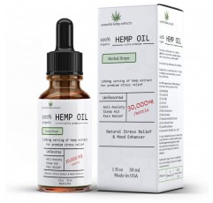 필수 대마 추출물 100 % 유기농 대마 오일 30,000 MG 병 CBD THC 불안, 수면, 통증 완화를 위해 해방합니다-기분, 뇌 및 심장 건강, 신진 대사, 피부, 머리카락, 손톱 개선-미국산
