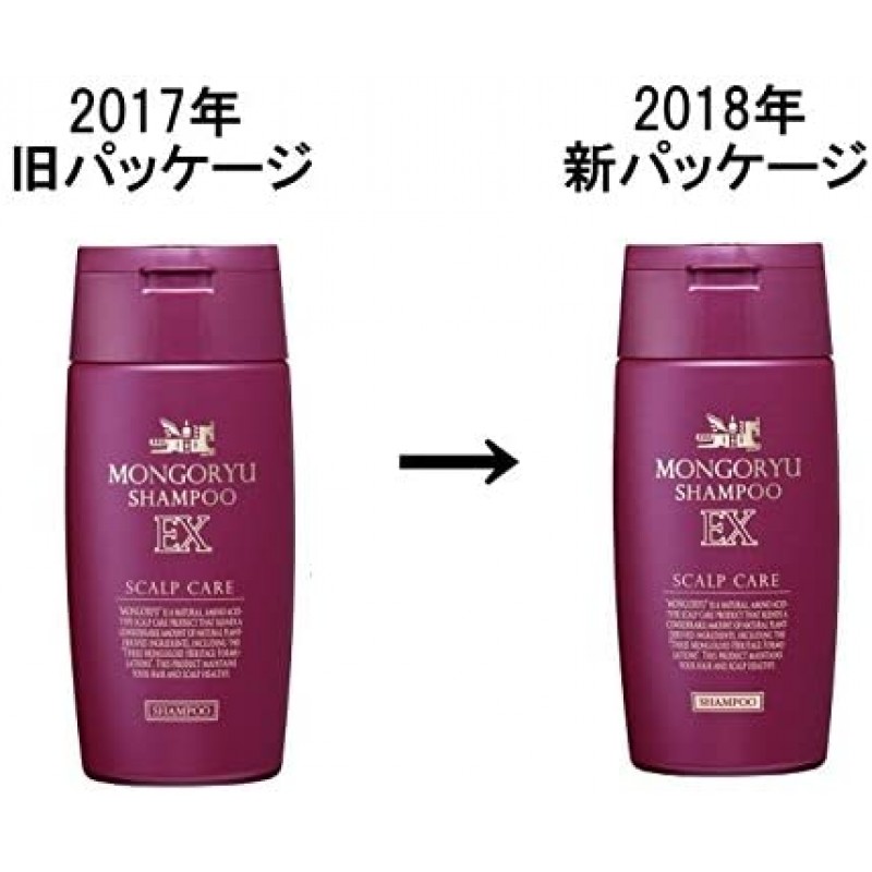 몽고 류 두피 샴푸 EX 200ml / [2018 년 리뉴얼 최신 버전] 신선한 라임의 향기 MONGORYU