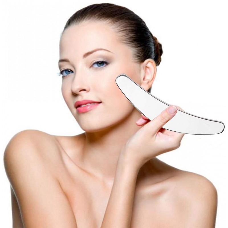 스테인레스 스틸 구아 샤 스크 레이 핑 마사지 도구-IASTM Tools Great Soft Tissue Mobilization Tool (낫 모양)