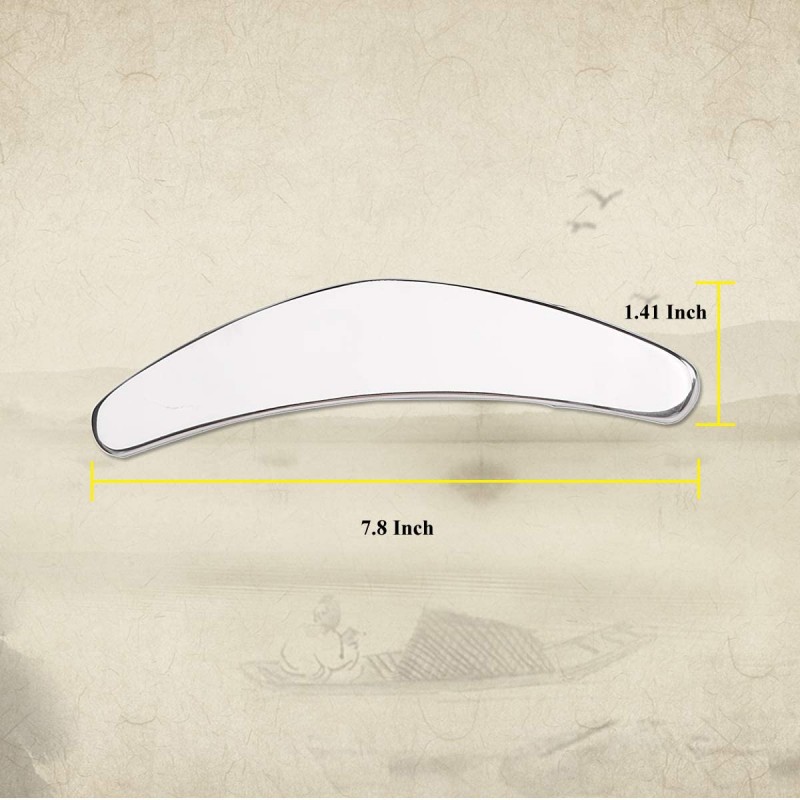 스테인레스 스틸 구아 샤 스크 레이 핑 마사지 도구-IASTM Tools Great Soft Tissue Mobilization Tool (낫 모양)