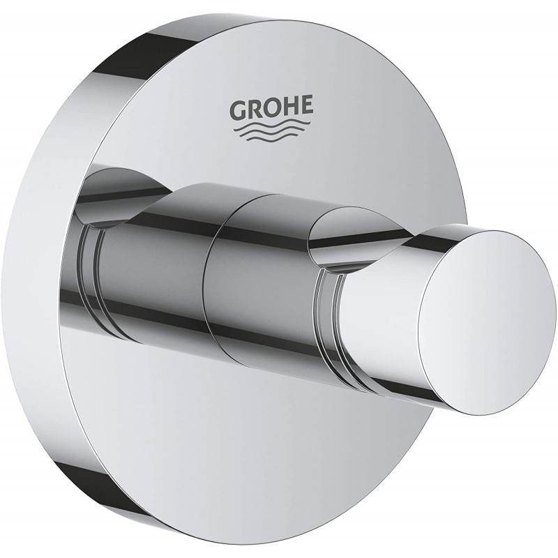 GROHE 필수 욕실 액세서리 - 목욕 가운 후크 (소재 : 금속) 크롬, 40364001