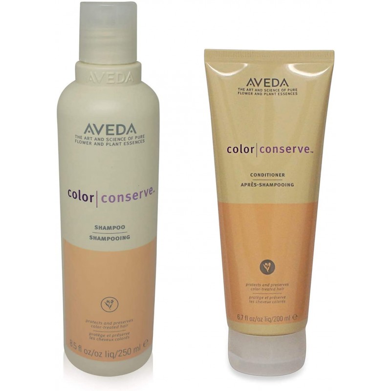 Aveda Color Conserve 샴푸 8.5 온스 및 컨디셔너 6.7 온스