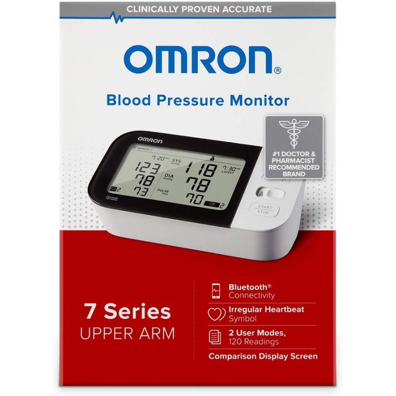 Omron 무선 상완 혈압 모니터, 7 시리즈