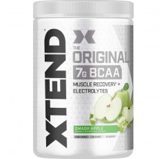 XTEND Original BCAA 파우더 스매쉬 애플 | 아미노산 설탕 프리 포스트 운동 근육 회복 음료 | 남성과 여성을위한 7g BCAA | 30 인분