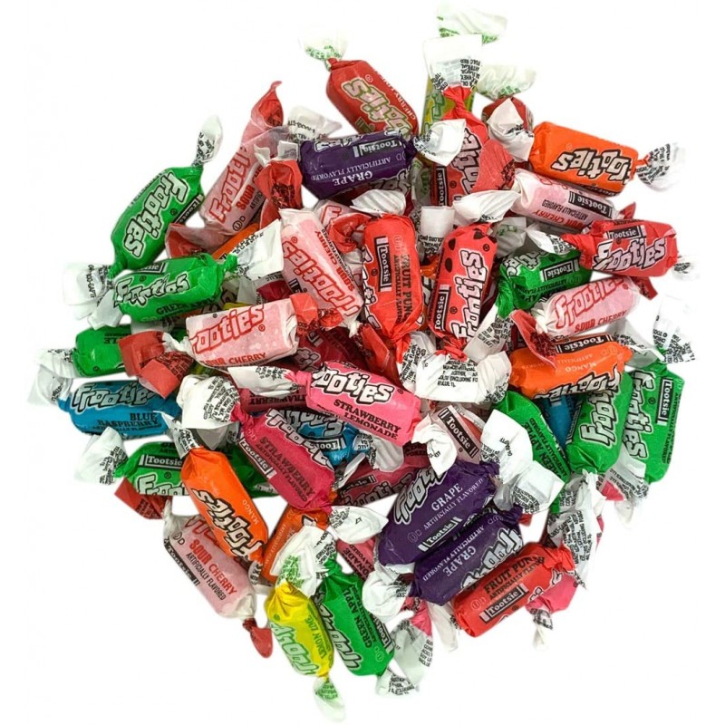 Needzo Fresh Tootsie Frooties 캔디 모듬 맛, 2 봉지, 6 온스