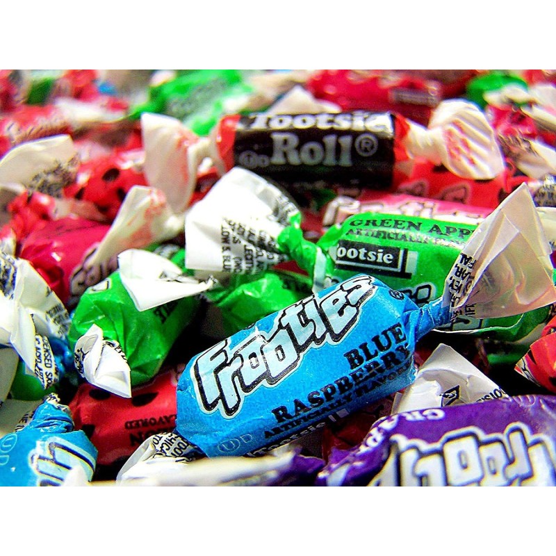 Needzo Fresh Tootsie Frooties 캔디 모듬 맛, 2 봉지, 6 온스