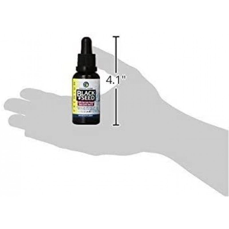 Amazing Herbs Black Seed 콜드 프레스드 오일-1oz (3 팩)