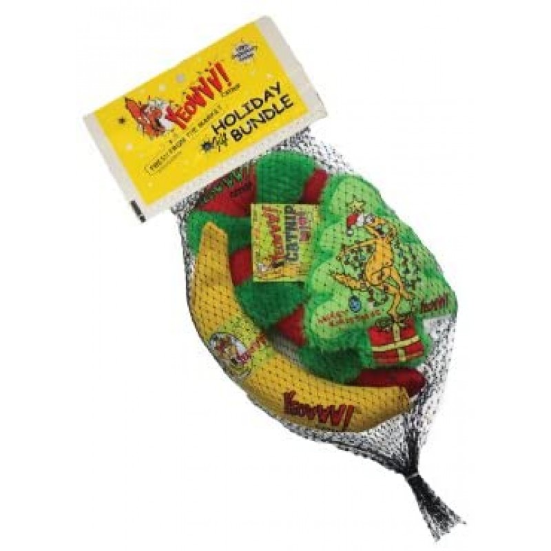 Yeowww Kris Krinkle Holiday Gift Bundle Catnip 장난감