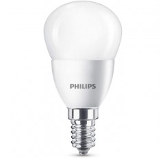 필립스 LED 램프는 40W, E14, 뉴트럴 화이트(4000K), 520루멘, 드롭을 대체합니다.