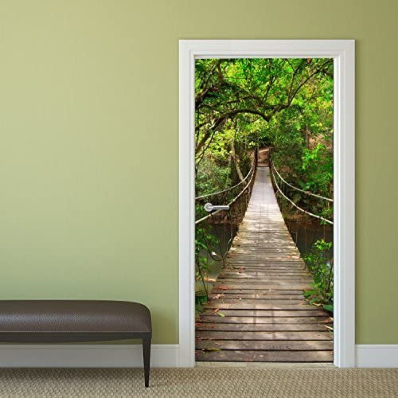 정글 패턴 패션쇼 92 x 202cm 헨지브릭 데코.거래 벽지
