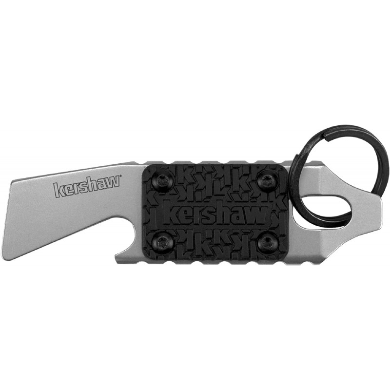 Kershaw PT-1 (8800X) 8Cr13MoV 스테인리스 스틸로 제작 된 소형 키 체인 다기능 공구; 특징 병따개, 납작한 스크루 드라이버, 미니 프라이 바와 랜야드 홀