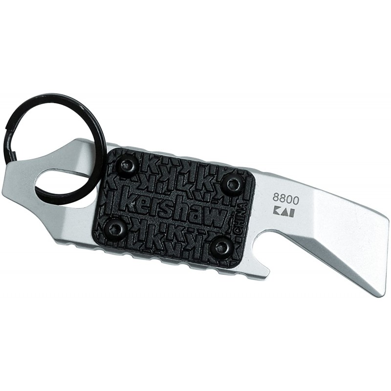 Kershaw PT-1 (8800X) 8Cr13MoV 스테인리스 스틸로 제작 된 소형 키 체인 다기능 공구; 특징 병따개, 납작한 스크루 드라이버, 미니 프라이 바와 랜야드 홀
