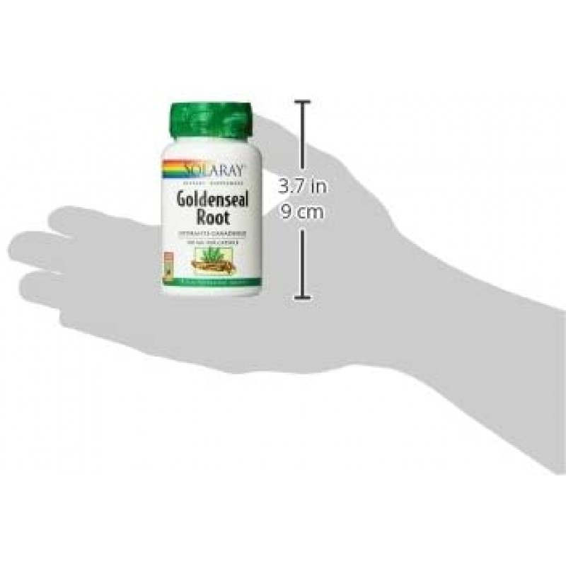 Solaray Goldenseal 루트 캡슐, 550 mg, 50 개