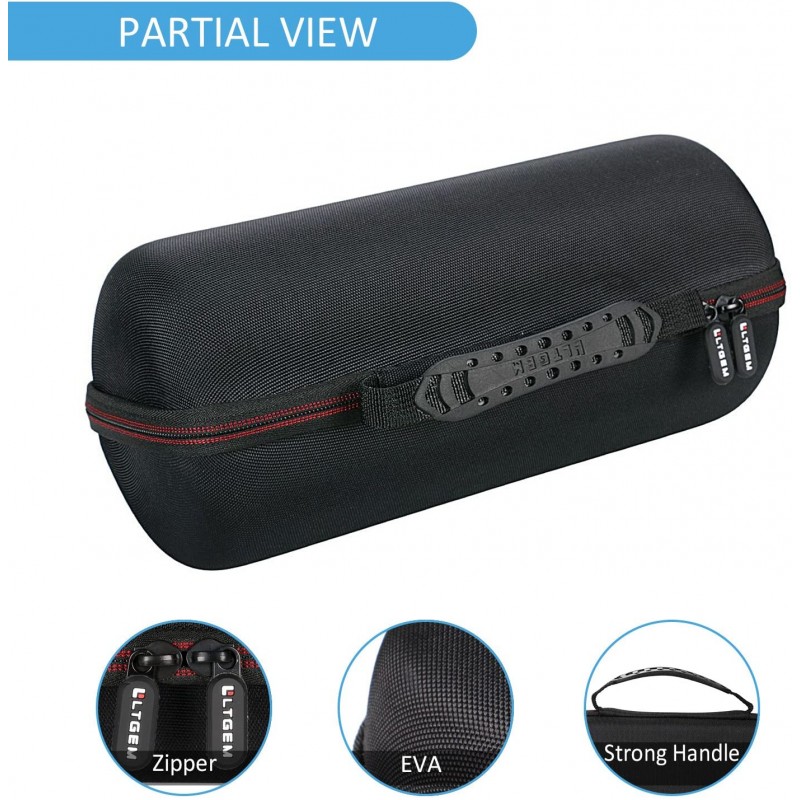 BTG SoundLink Revolve + 휴대용 및 오래 지속되는 Bluetooth 360 스피커 용 LTGEM 여행용 보호 케이스 (충전 충전 거치대, AC 어댑터 및 USB 케이블)