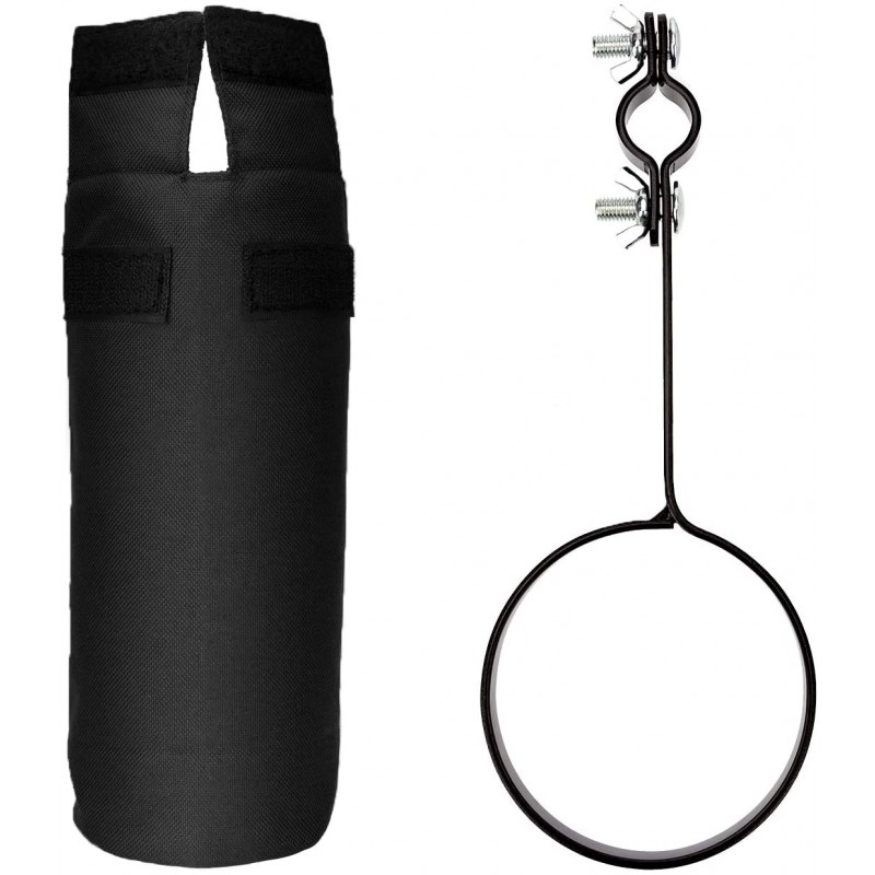 AIEX 나일론 드럼 스틱 가방 케이스 드럼 스틱 홀더 방수 블랙 나지만 포켓 드럼 도구 액세서리 장착 클램프