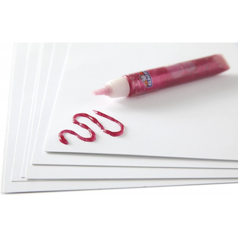 엘머의 레인보우 글리터 글루 펜 세트, 다양한 색상, 각각 0.356 온스, 50 카운트-점액 만들기에 좋습니다