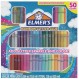 엘머의 레인보우 글리터 글루 펜 세트, 다양한 색상, 각각 0.356 온스, 50 카운트-점액 만들기에 좋습니다