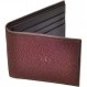 Stingray 가죽 지갑, BiFold, 6 개의 신용 카드 슬롯, 갈색 가죽 / 갈색 가죽 인테리어