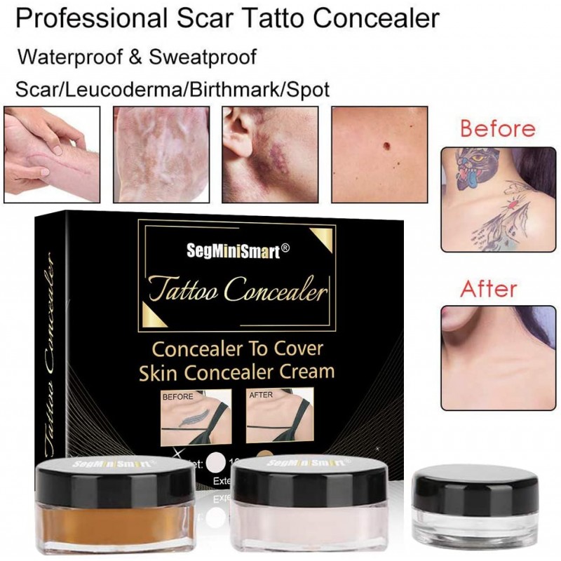 문신 Concealer, 커버 Concealer, 방수 문신 메이크업 컨실러 세트, 문신  Birthmarks Vitiligo, 방수 Concealer 최대 커버