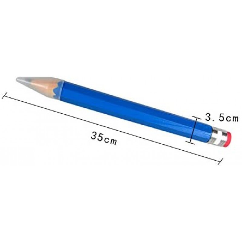거대한 연필 2 PCS 는 지우개 색 연필 나무 Jombo 연필 키즈 장난감과 큰 색상 여분의 큰 연필을 설정