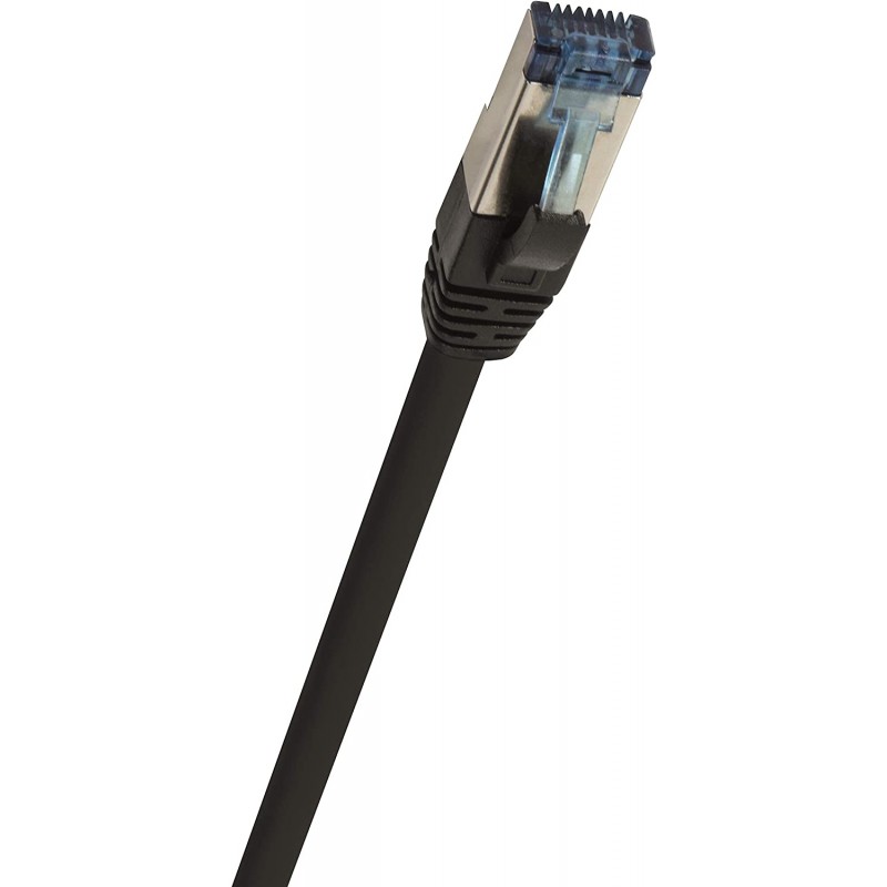 PUR (폴리우레탄) CAT 6A 패치 케이블 10G, S /FTP 차폐, UV 및 가수 분해, 7.5m