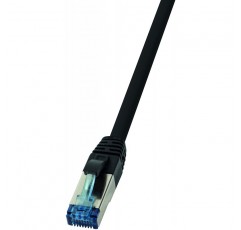 PUR (폴리우레탄) CAT 6A 패치 케이블 10G, S /FTP 차폐, UV 및 가수 분해, 7.5m