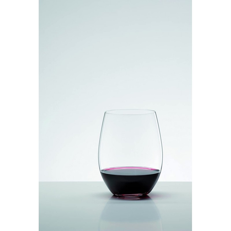 Riedel O Stemless 비 크리스탈 카베르네 / 메를로 와인 글라스, 6 개 세트